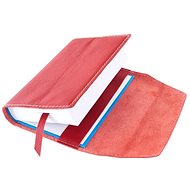 Book cover leather with bookmark Red - Book Cover