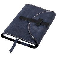 Book cover with clasp D338 Black XL - Book Cover