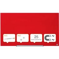 DIAMOND Glass 99,3 x 55,9 cm červená - Magnetická tabuľa