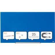 NOBO DIAMOND Glass 99.3x55.9cm blue - Magnetic Board