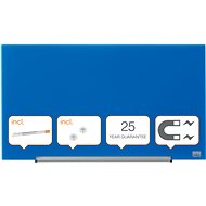NOBO DIAMOND Glass 67.7x38.1cm blue - Magnetic Board