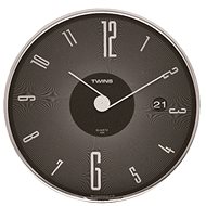  Twins 04 black  - Wall Clock
