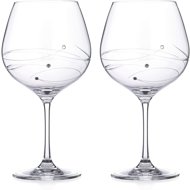 Diamante Spiral Epitome gin glass with Swarovski crystals 610 ml 2 pcs - Glass