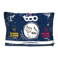 Teo cat pouches - duopack poultry and beef 4×85g - Cat Pâté