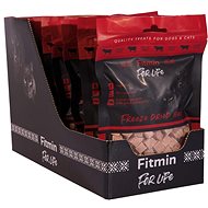 Fitmin For Life Beef freeze dried treats for dogs and cats 30 g (10 pcs) - Dog Jerky