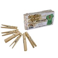 DIPRO Wooden laundry pegs 36 pcs - Clothes Pegs
