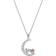 DISNEY Minnie a Mickey Mouse stříbrný náhrdelník CS00031TZWL-P.CS - Necklace