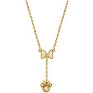 DISNEY Minnie Mouse stříbrný náhrdelník pozlacený NS00054YRCL-157.CS - Necklace