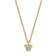 DISNEY Mickey Mouse ocelový náhrdelník pozlacený N600581YRWL-B.CS - Necklace