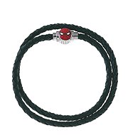 Disney Men's Bracelet Spider-Man Marvel leather black B600610L. EN - Bracelet