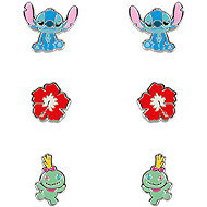 Disney set of children's earrings with Stitch and Scrump motif SF00468SL. PA - Earrings