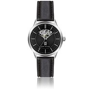 Marc Malone men's Charlie Automatic Black Leather CBI-2100 watch - Men's Watch