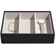 Stackers, Jewellery Box Black Classic Watch & Accessory Layer | black - Jewelry Case