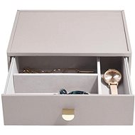 Stackers, Watch Box Taupe Classic Accessory Drawer | grey-beige - Watch Box