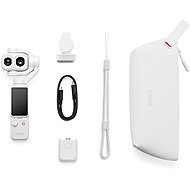 DJI Osmo Pocket 4P Standard Combo (Pearl White) - Digital Camcorder