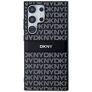 DKNY PC/TPU Repeat Pattern Tonal Stripe Back Cover for Samsung S24 Ultra Black - Phone Cover