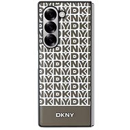 DKNY PU Leather Repeat Pattern Bottom Stripe MagSafe Back Cover for Samsung Galaxy Z Fold6 Brown - Phone Cover