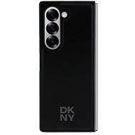 DKNY PU Leather Stack Logo MagSafe Back Cover for Samsung Galaxy Z Fold6 Black - Phone Cover