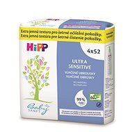 HiPP Babysanft Baby Wipes Ultra Sensitive (4 x 52 pieces) - Baby Wet Wipes