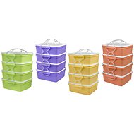 DK PLAST 4 × 1,2 l square - Snack Box