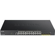 D-Link 28-PORT SMART MGD POE+GB SWITCH 4X 10G - Switch