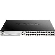 D-Link 30-PORT POE STACKABLE SWITCH 24X1G 2X10G CU 4XSFP+ LAYER 3 - Switch