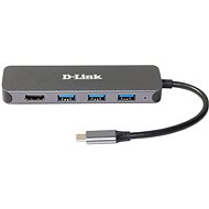 D-Link 5-IN-1 USB-C HUB W HDMI 1XHDMI 3XUSB3.0 1XUSB-C PORT - USB Hub