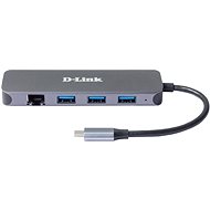 D-Link 5-IN-1 USB-C HUB W 1G ETHERNET/POWER DELIVERY - Docking Station