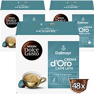 Dallmayr Crema d'Oro CAFFE LATTE by NESCAFÉ Dolce Gusto carton 3 × 16 pcs - Kávové kapsle