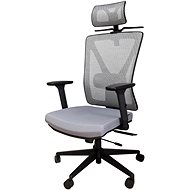 DELSO Kolinn grey with higher piston - Office Chair