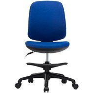 DALENOR Candy, textil, černá podnož, modrá - Children’s Desk Chair