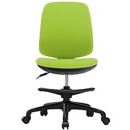 DALENOR Candy, textil, černá podnož, zelená - Children’s Desk Chair