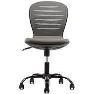 DALENOR Flexy, textil, černá podnož, šedá - Children’s Desk Chair