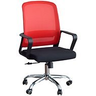 DALENOR Parma, textil, červená - Kancelárska stolička