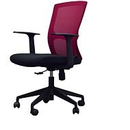 DALENOR Siena, rot - 2 Stühle im Paket - Bürostuhl
