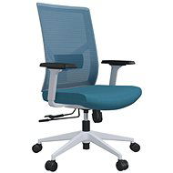 DALENOR Snow W, textil, modrá - Kancelárska stolička