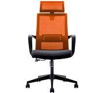 DALENOR Smart HB, textil, oranžové - Kancelárske kreslo