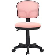 DALENOR Dětská židle Honey, textil, černá podnož / růžová - Bürostuhl