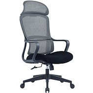 DALENOR Best HB, textil, čierna/sivá - Kancelárska stolička