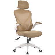 DALENOR Jolly White HB, textil, béžová - Office Chair
