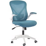 DALENOR Jolly White, modrá - Kancelárska stolička