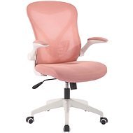 DALENOR Jolly White, ružová - Kancelárska stolička