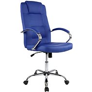 DALENOR Slash, syntetická kůže, modrá - Office Chair