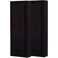DLS Flatbox Slim Large Satin Black - pair - Speakers