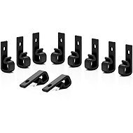 DLTECH Set of black hooks for attaching light chain - 100 pcs - Hooks