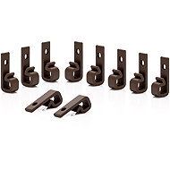 DLTECH Set of brown hooks for attaching light chain - 100 pcs - Hooks