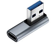 DLTECH 90° USB-A to USB-C 3.0 OTG adapter, 10Gbps - right - Adapter