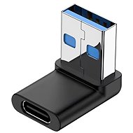 DLTECH 90° USB-A to USB-C 3.0 OTG adapter, 10Gbps - front - Adapter