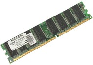 256MB DDR 400MHz PC3200 CL2.5 MDT (MICRON) - -