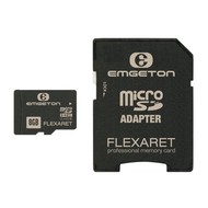 EMGETON Flexaret Professional Micro SDHC 8GB Class 10 + SD adapter - Memory Card